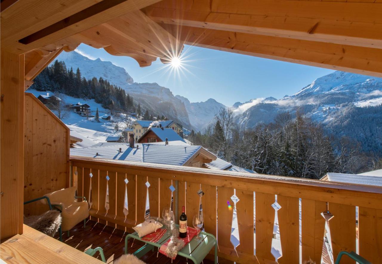 Panoramapark Soleil Chalet E Венген Екстериор снимка